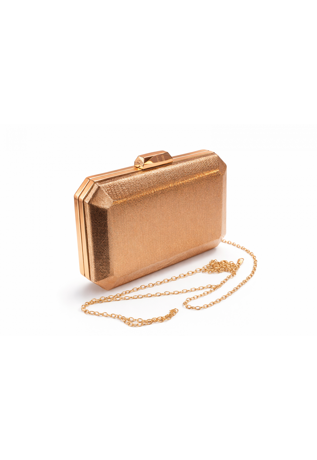 Clutch retangular Dourada BRONZE