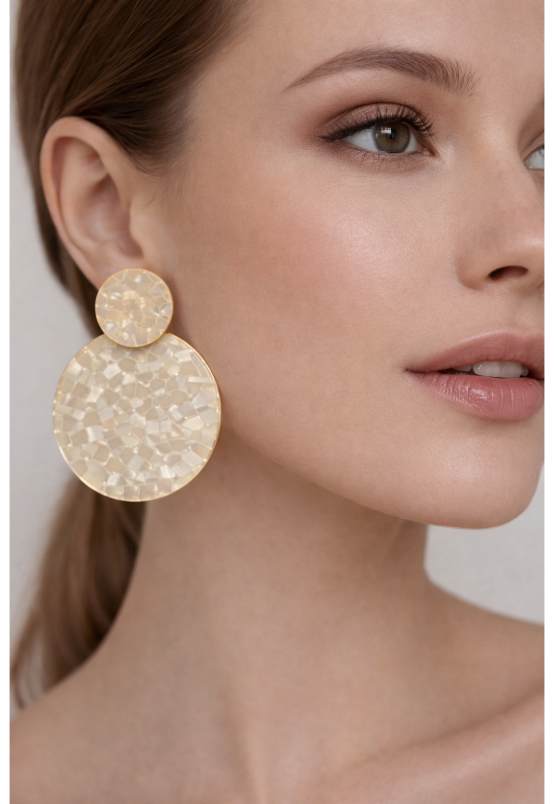 BRINCO MAXI DUPLO REDONDO MOSAICO PEROLADO