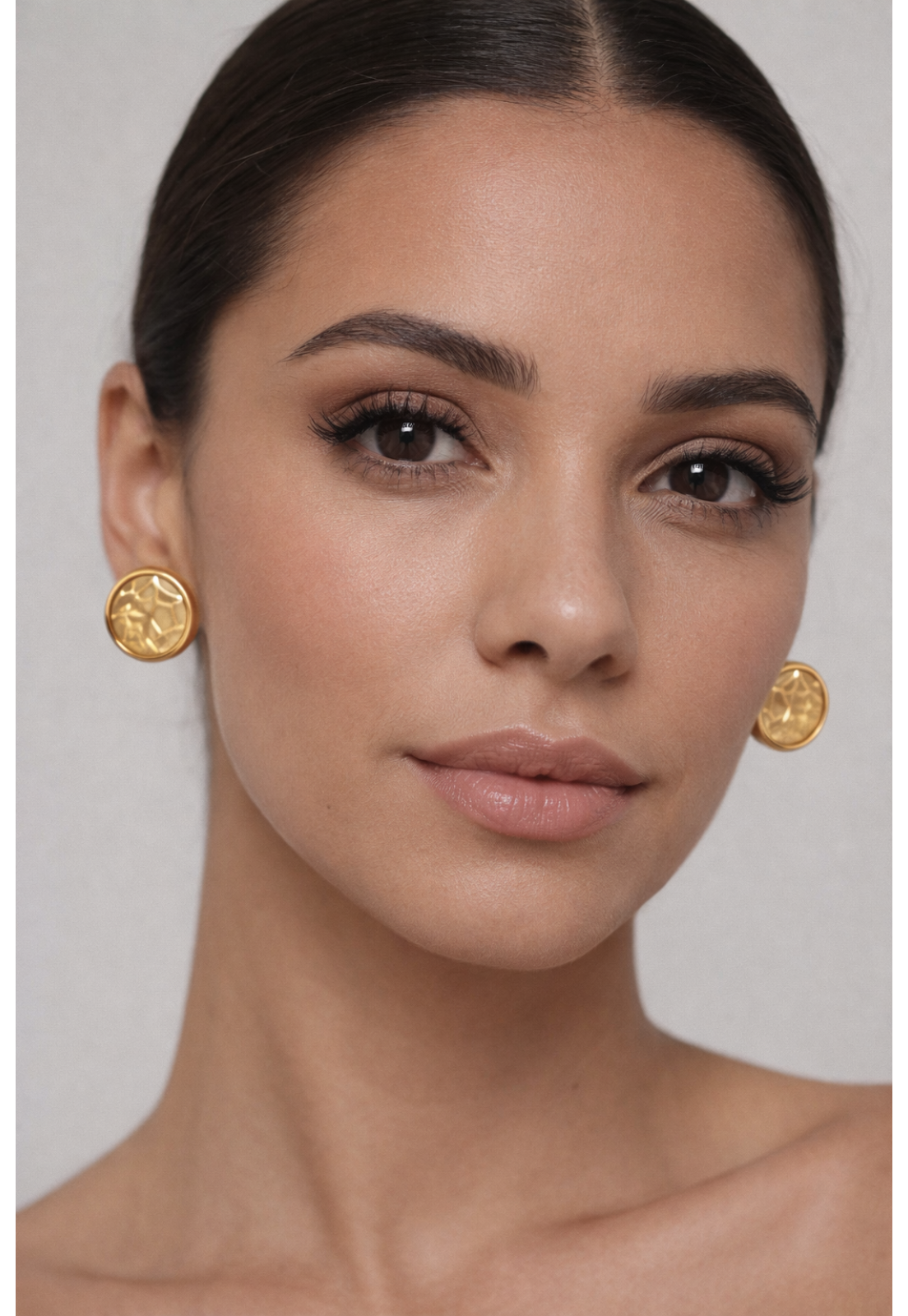 BRINCO MEDALHA DOURADO ORGANICO