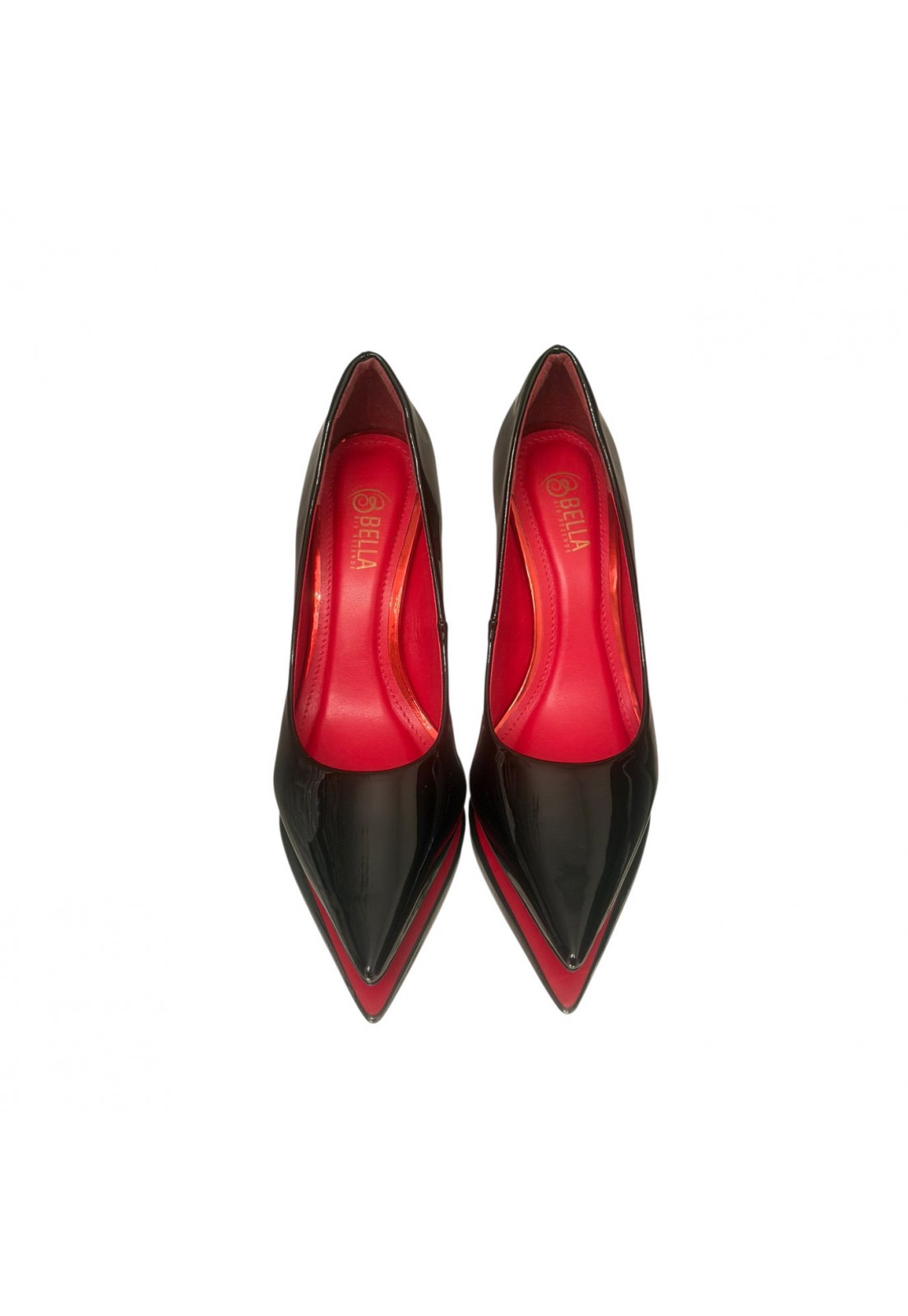 Scarpin Verniz Preto Salto 9cm INTERIOR E SOLA VERMELHO Scarpin Verniz Preto Salto 9cm INTERIOR E SOLA VERMELHO