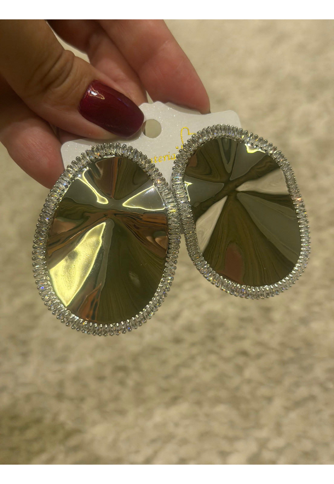 BRINCO PRATA DESIGN ORGANICO E BORDA CRAVEJADA ZIRCONIA BRINCO PRATA DESIGN ORGANICO E BORDA CRAVEJADA ZIRCONIA