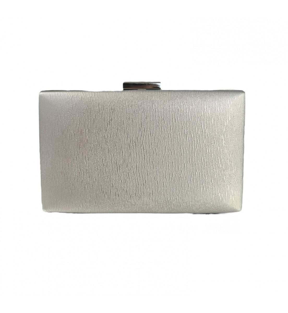 Clutch  Prata  Luxo Retangular