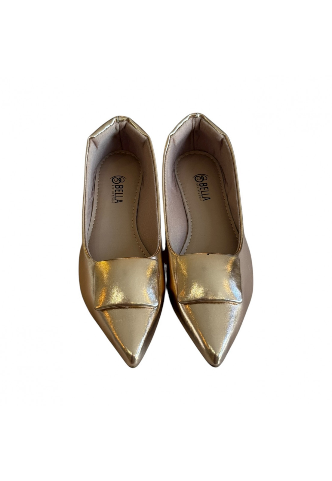 Sapatilha Dourada Rosê Metalizada Sapatilha Dourada Rosê Metalizada