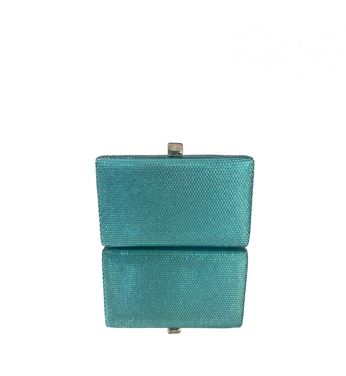 Clutch Azul turquesa Luxo Retangular