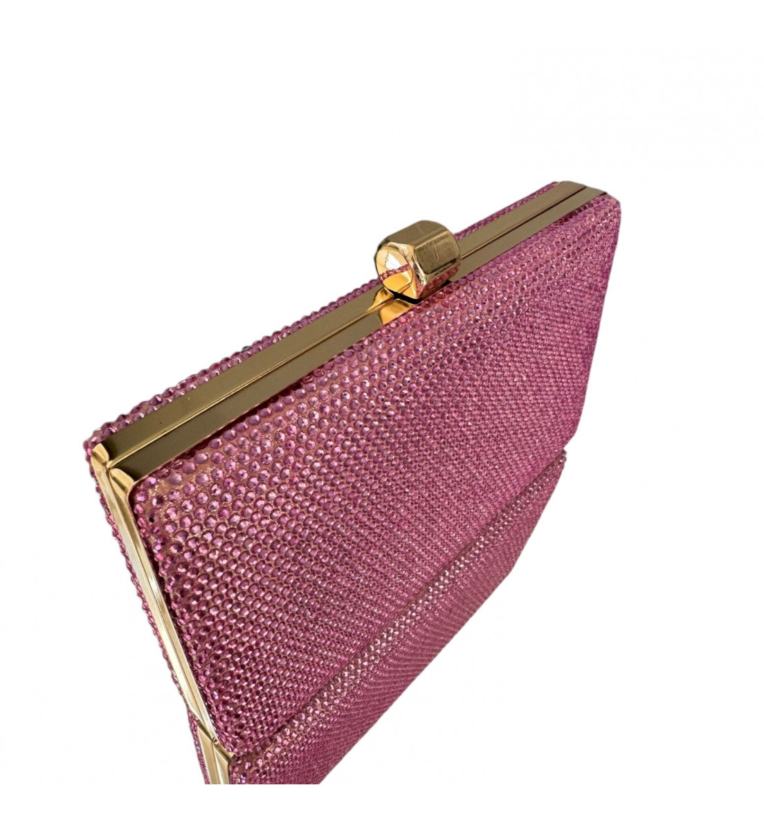 Clutch Rosa  Luxo Retangular