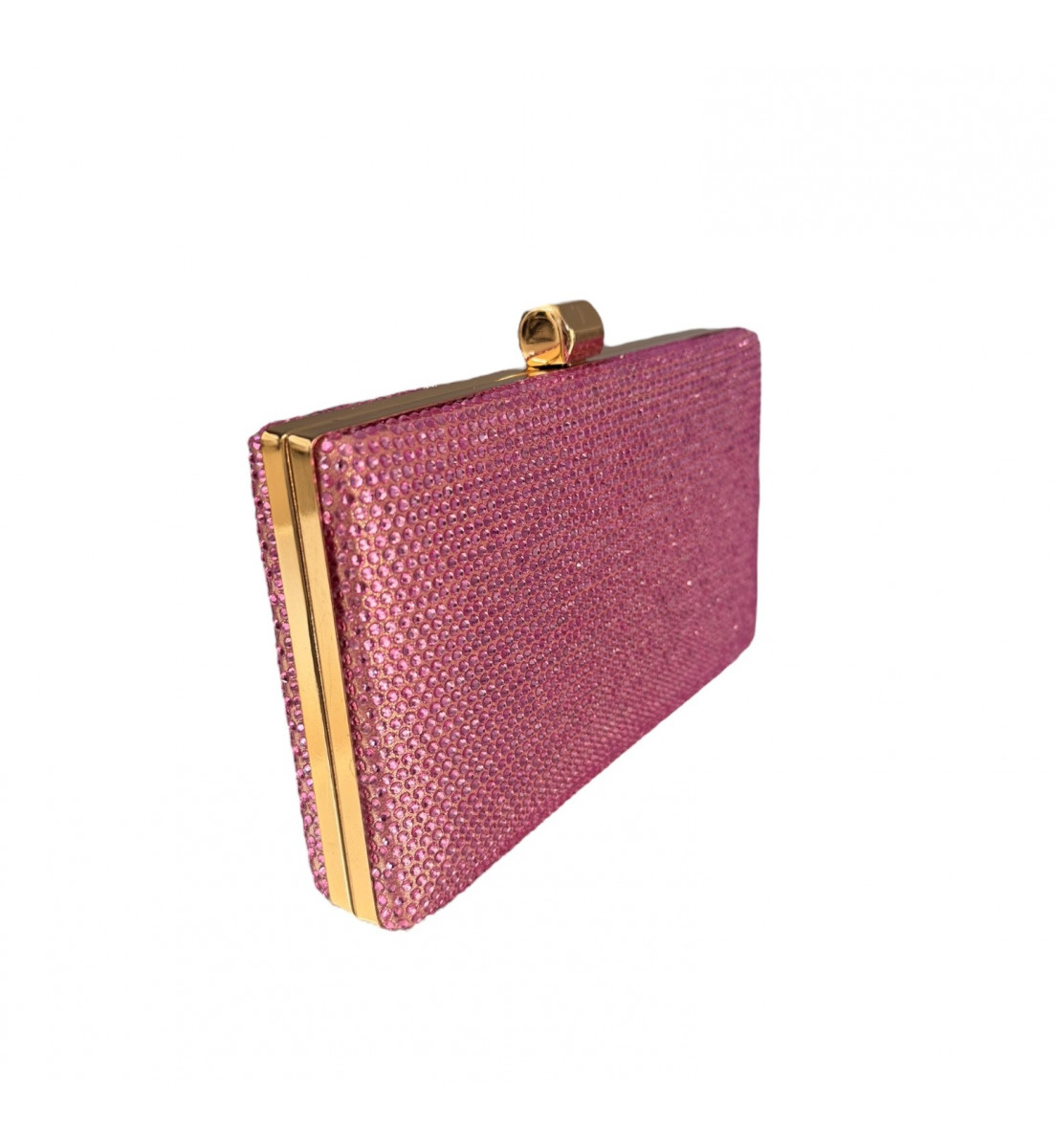 Clutch Rosa  Luxo Retangular