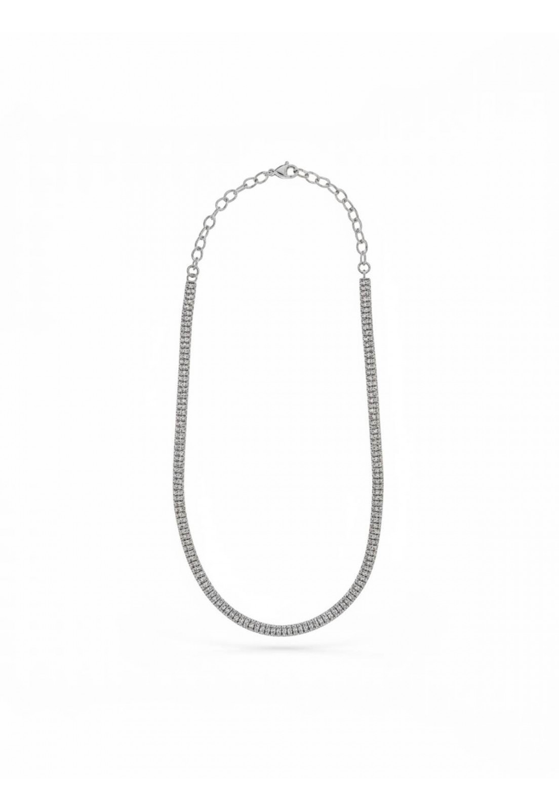 COLAR RIVIERA PRATA CRISTAL