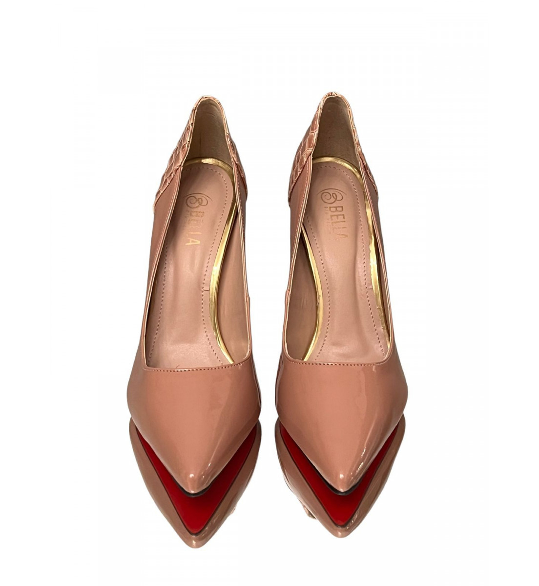 Scarpin Nude Albany Rosado