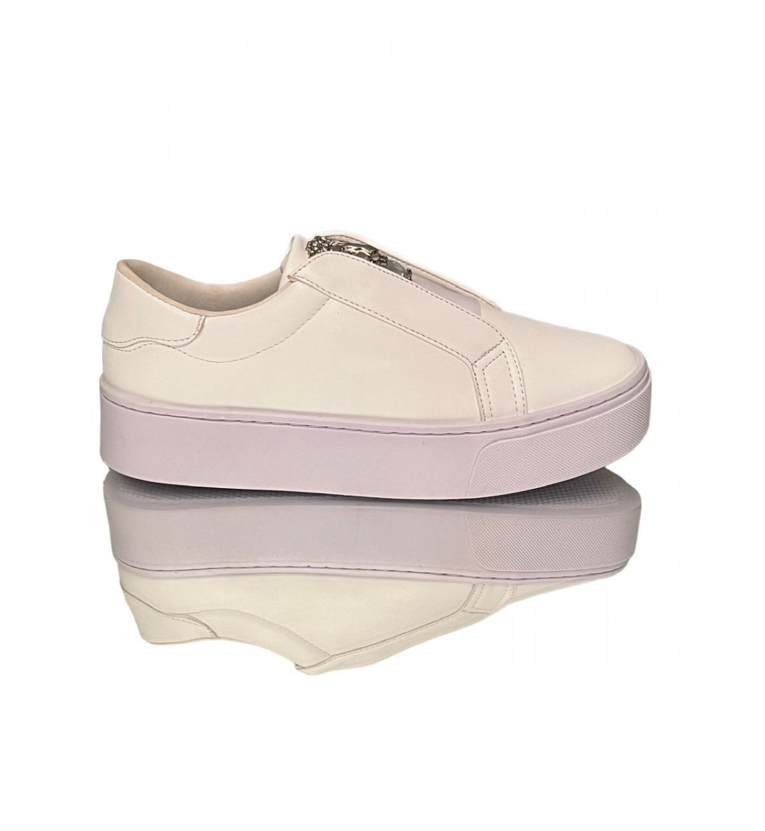 Tênis Slip On Branco Leão