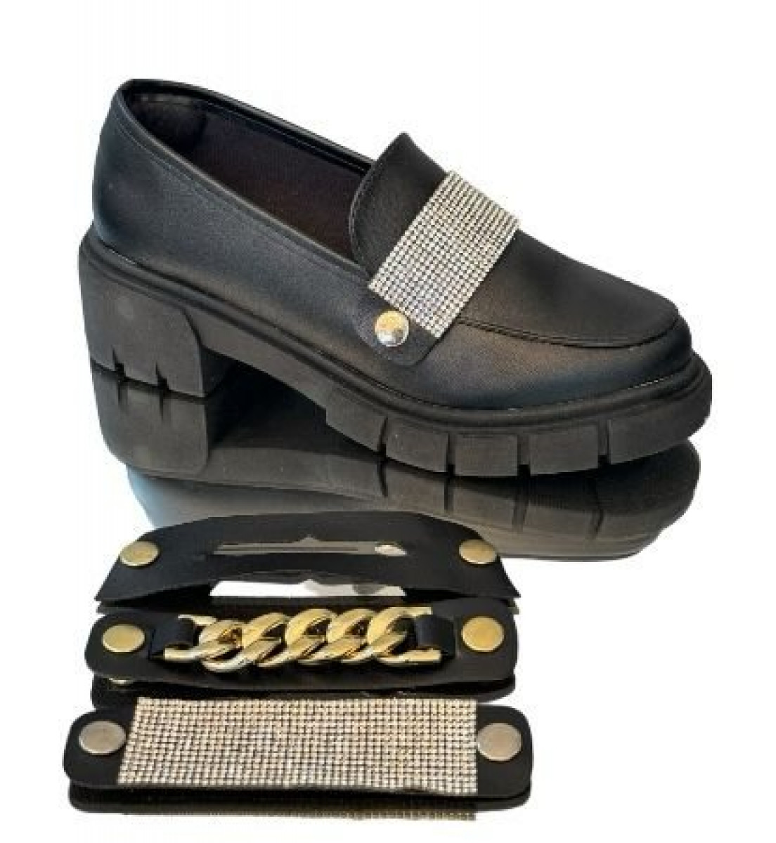 Mocassim Loafer Preto com 3 formas de usar