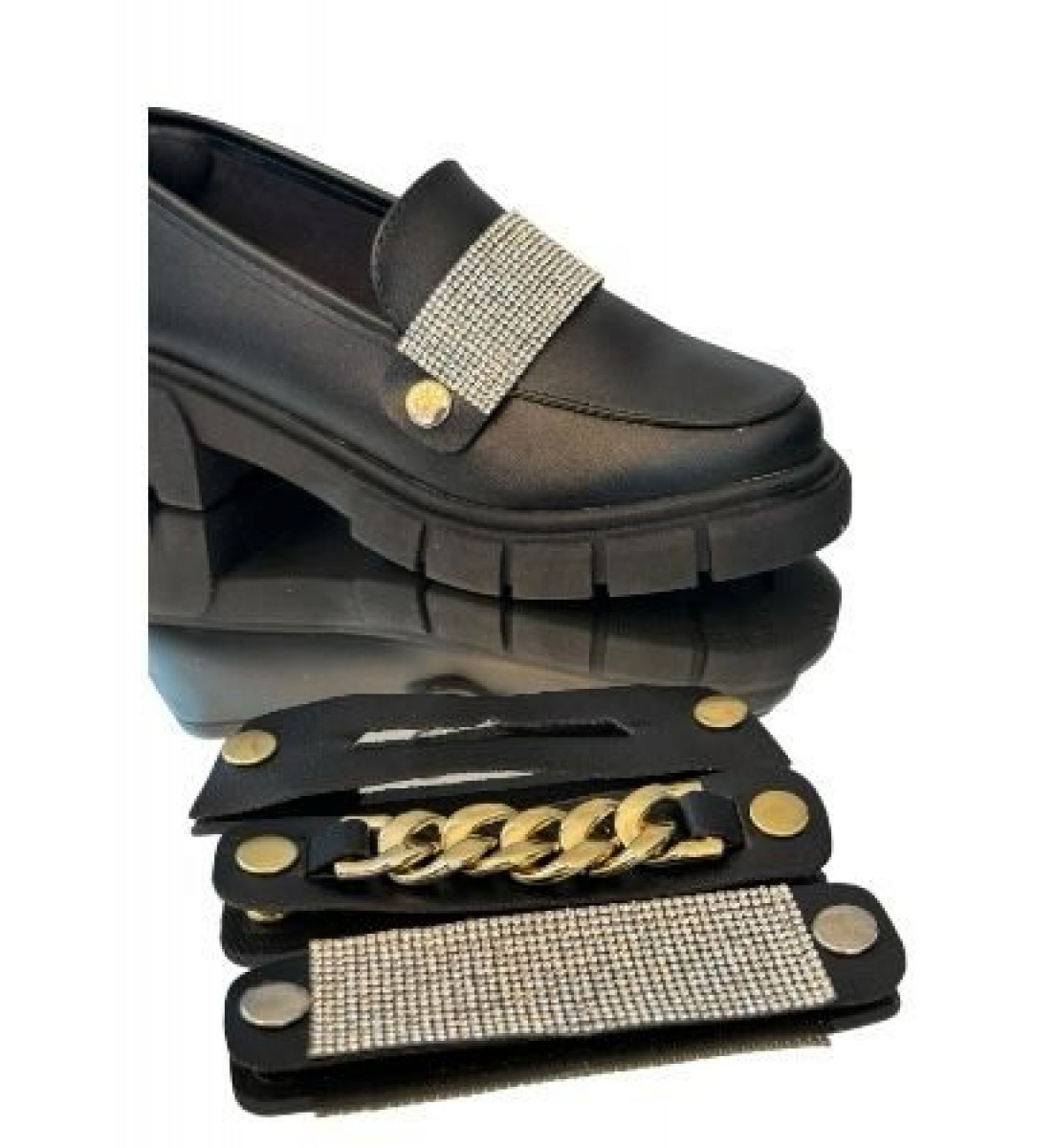 Mocassim Loafer Preto com 3 formas de usar