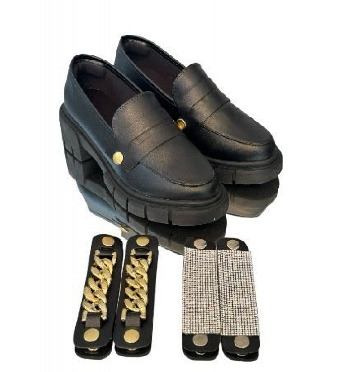 Mocassim Loafer Preto com 3 formas de usar