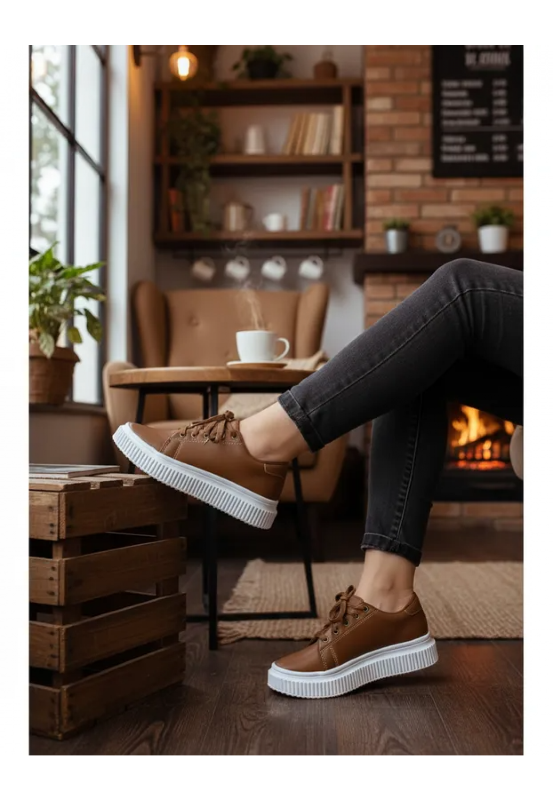 Tênis Slip Caramelo 