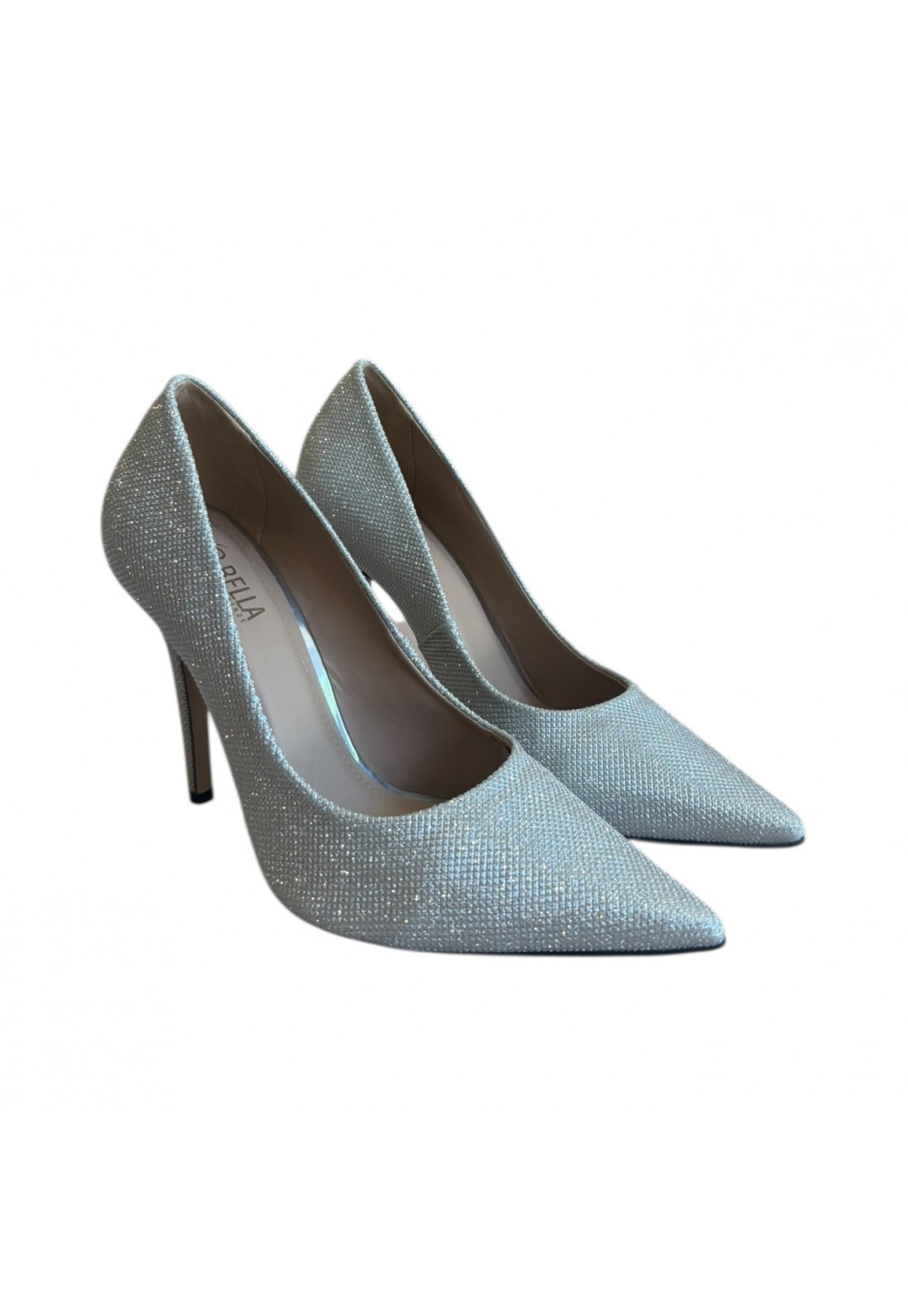 Scarpin Prata brilhante salto 11cm Scarpin Prata brilhante salto 11cm