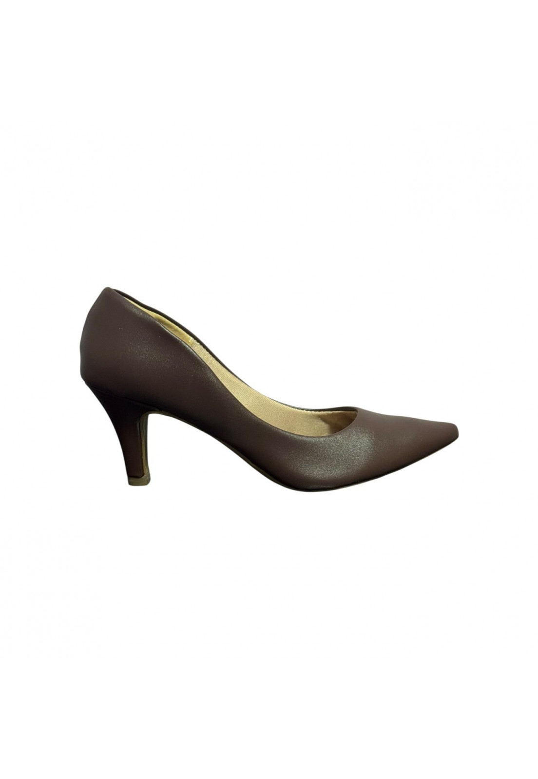 Scarpin Napa Terra Marrom
