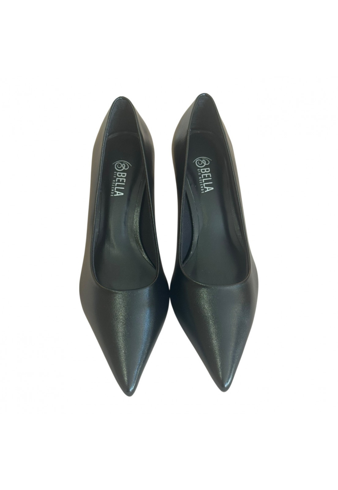 Scarpin Napa Preto Salto 4 cm