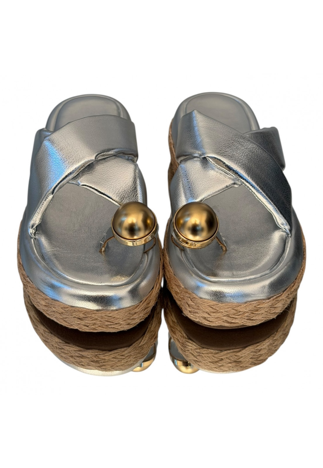 Papete CONFORT De dedo Prata Metalizada