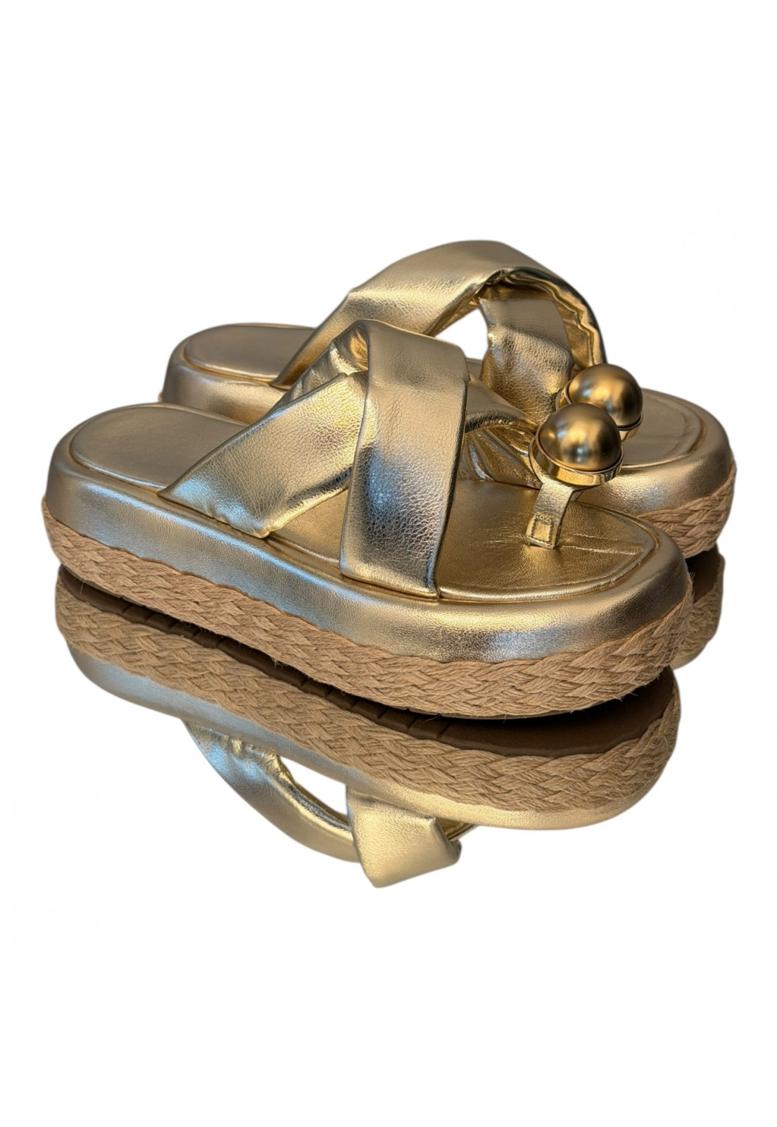 Papete CONFORT De dedo Dourada Metalizada