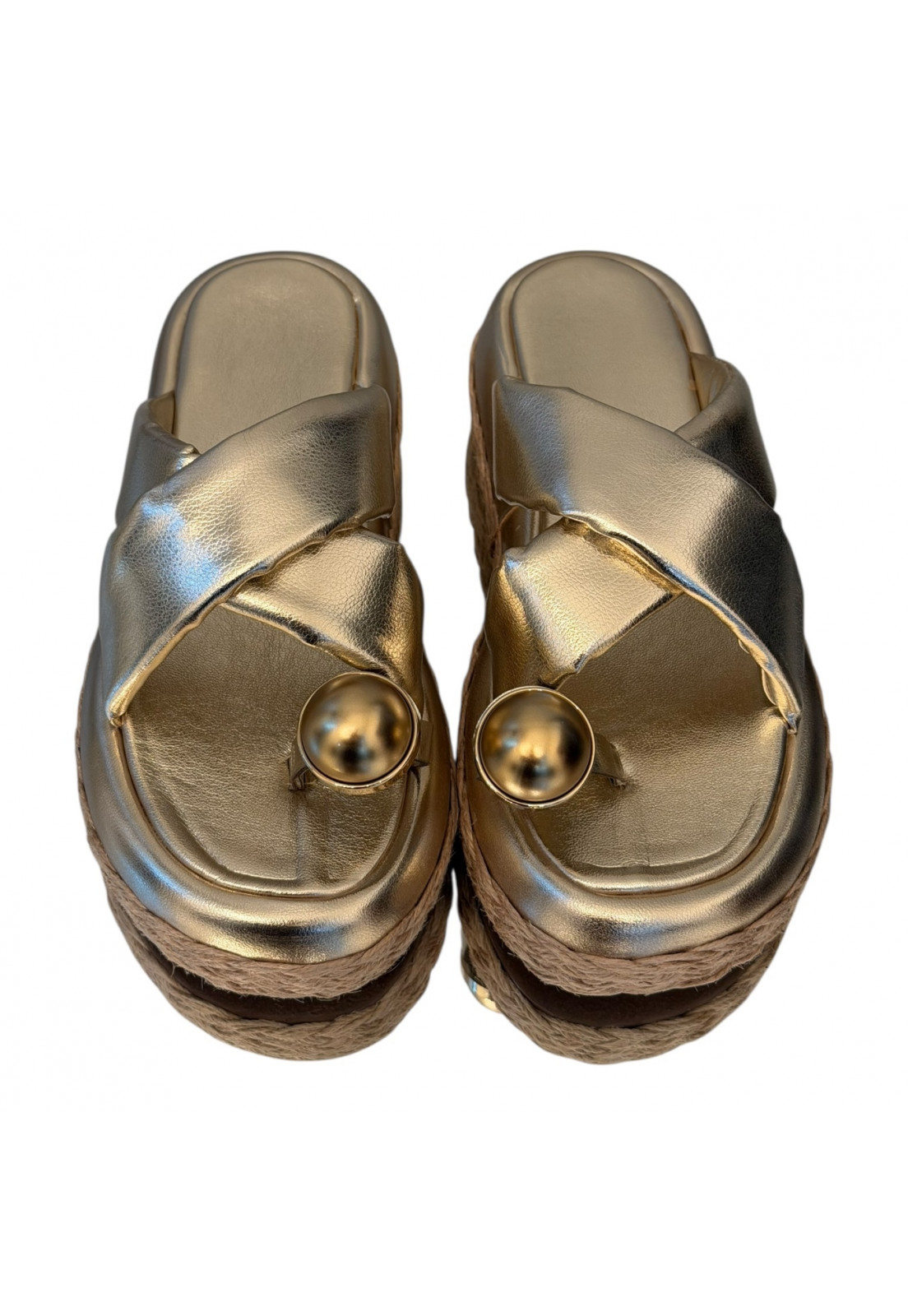 Papete CONFORT De dedo Dourada Metalizada