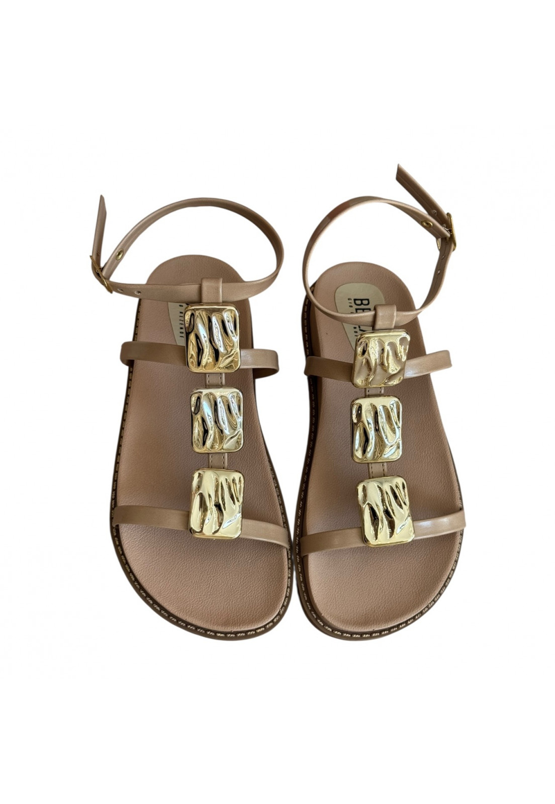 Papete Nude Detalhes em dourado