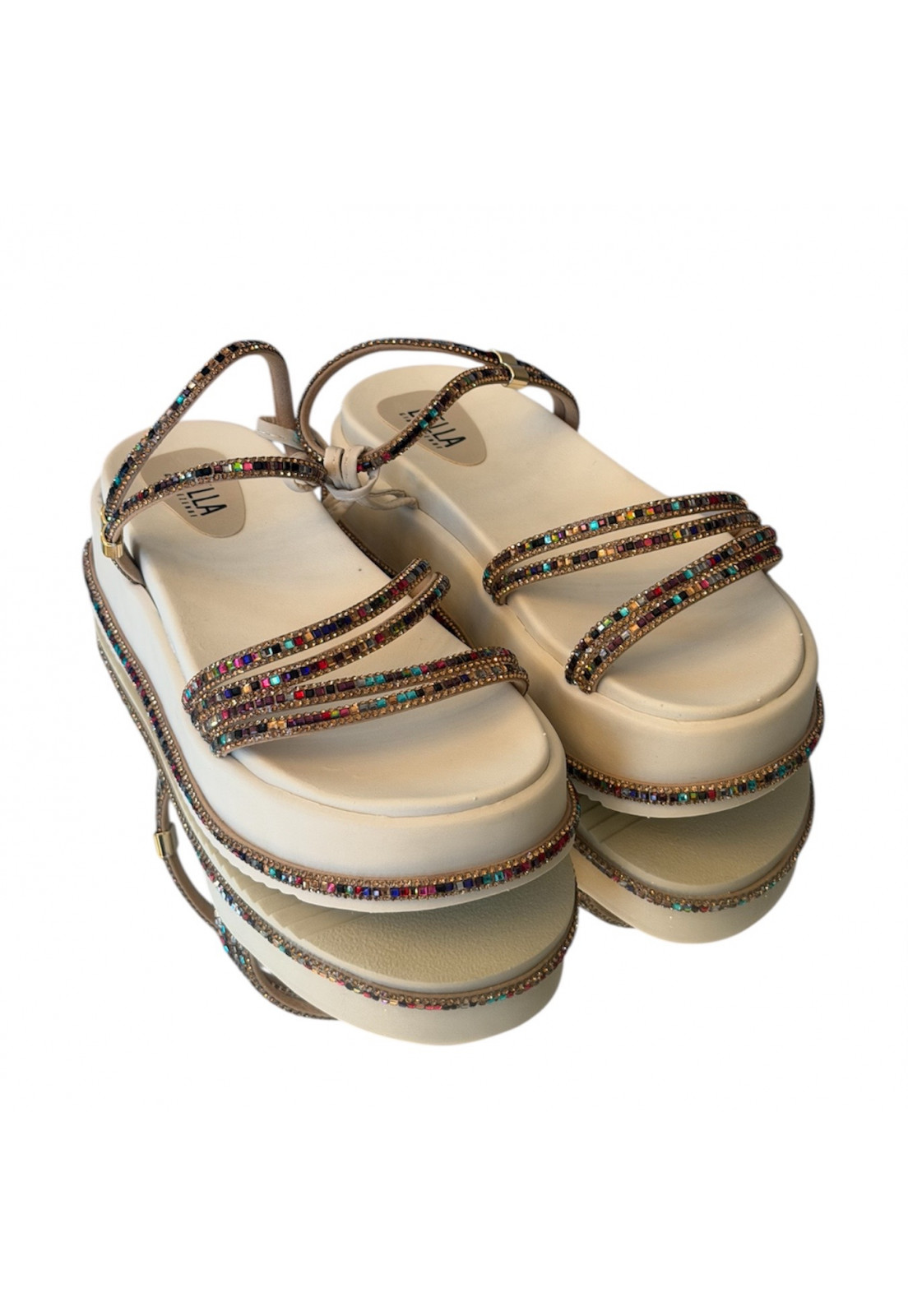 Papete PLATAFORMA OFF WHITE com Brilho Colours