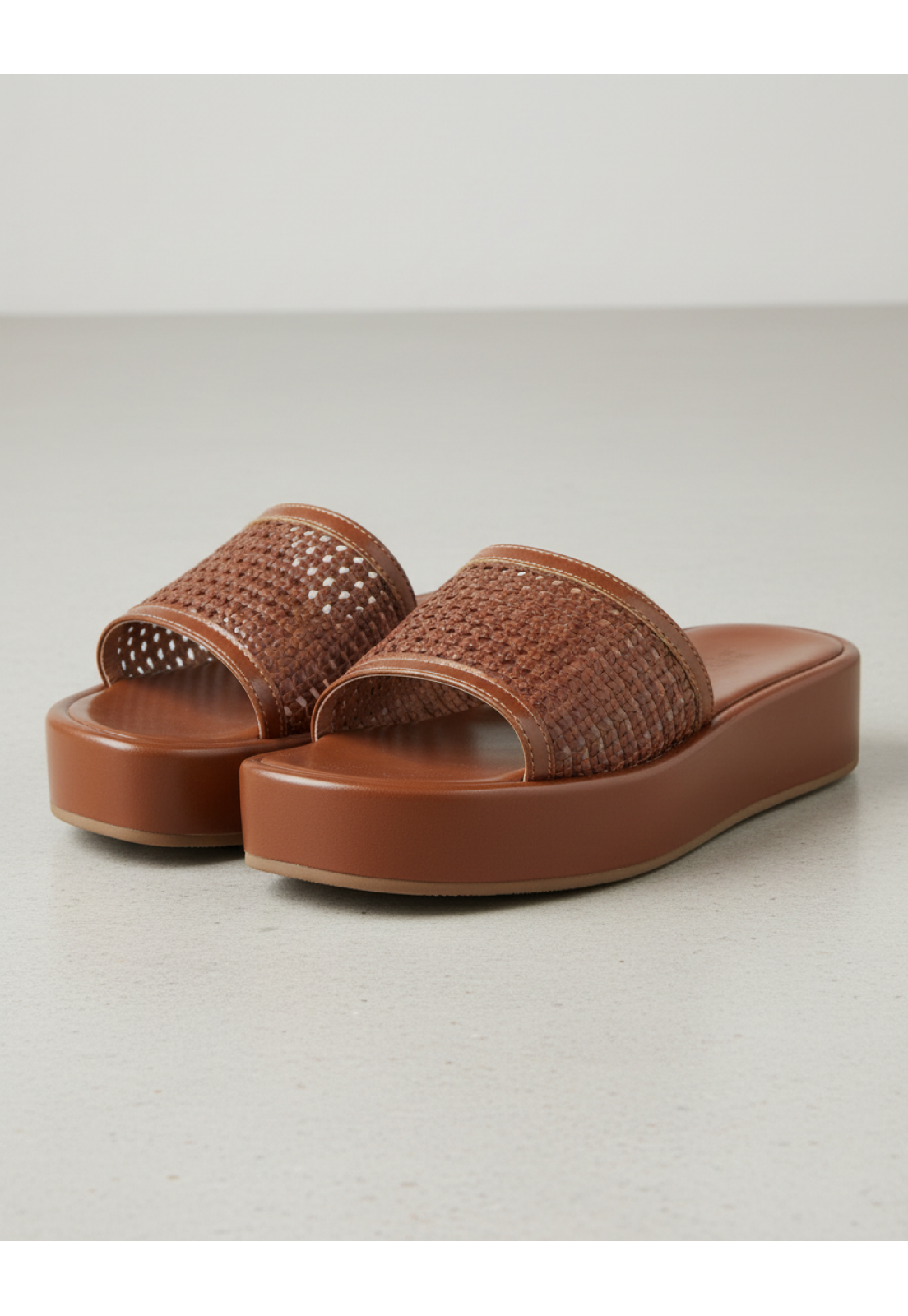 Sandália PAPETE Tamanco Plataforma Birken New Whisky